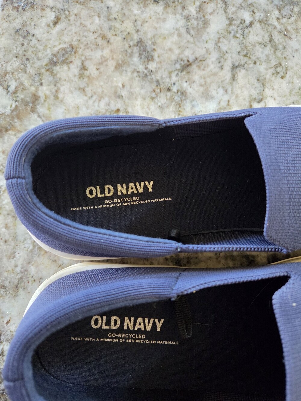 Old Navy Women's Slip-On Canvas Sneakers in Navy Blue - Picture 5 of 5